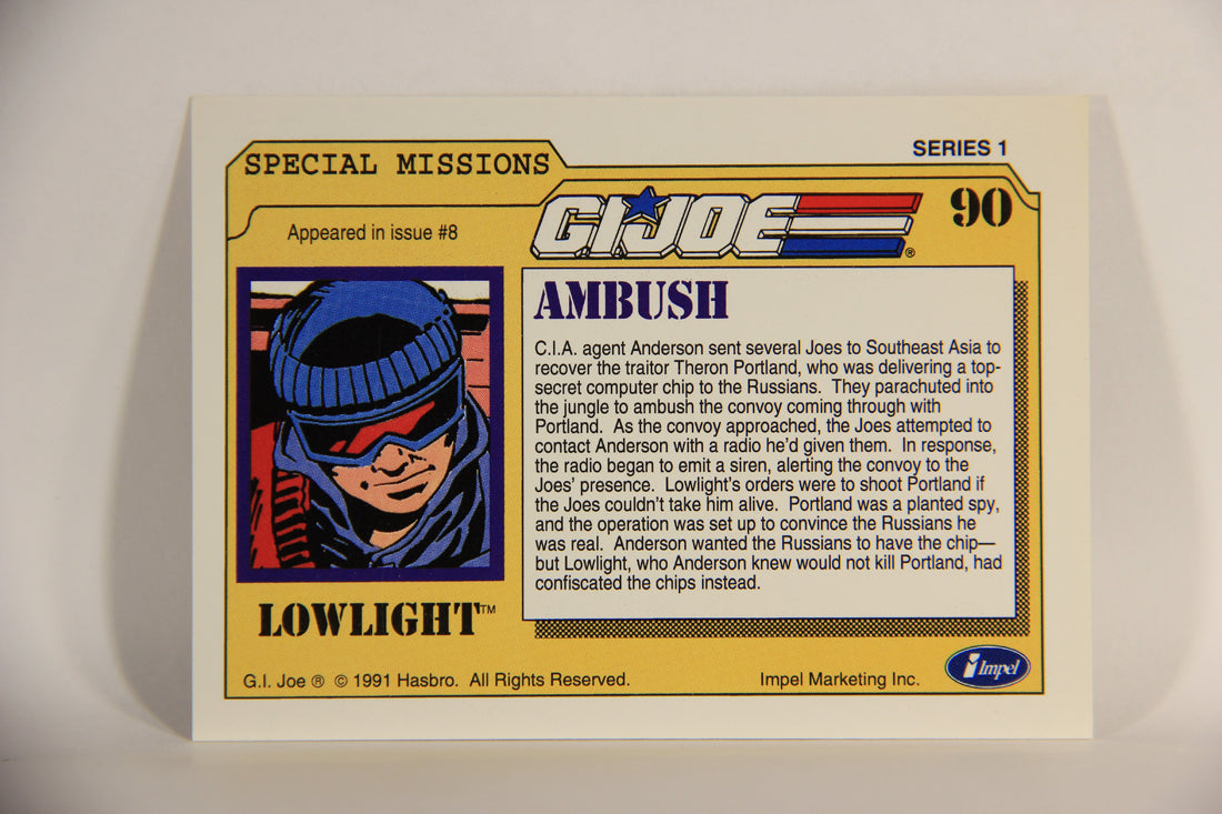 GI Joe 1991 Impel Trading Card #90 Ambush ENG L012311