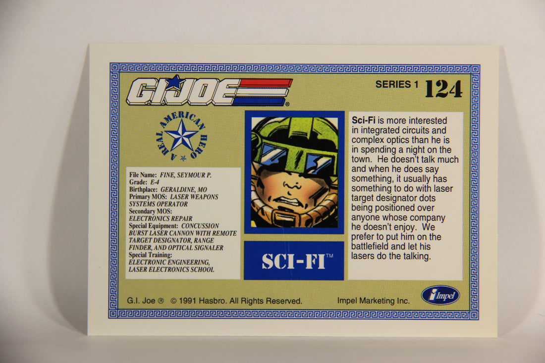 GI Joe 1991 Impel Trading Card #124 Sci-Fi ENG L012345