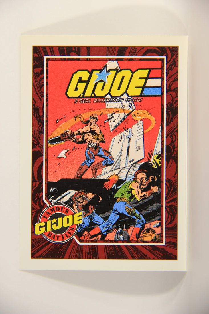 GI Joe 1991 Impel Card #165 Dreadnoks' Assault On McGuire Air Force Base L012386