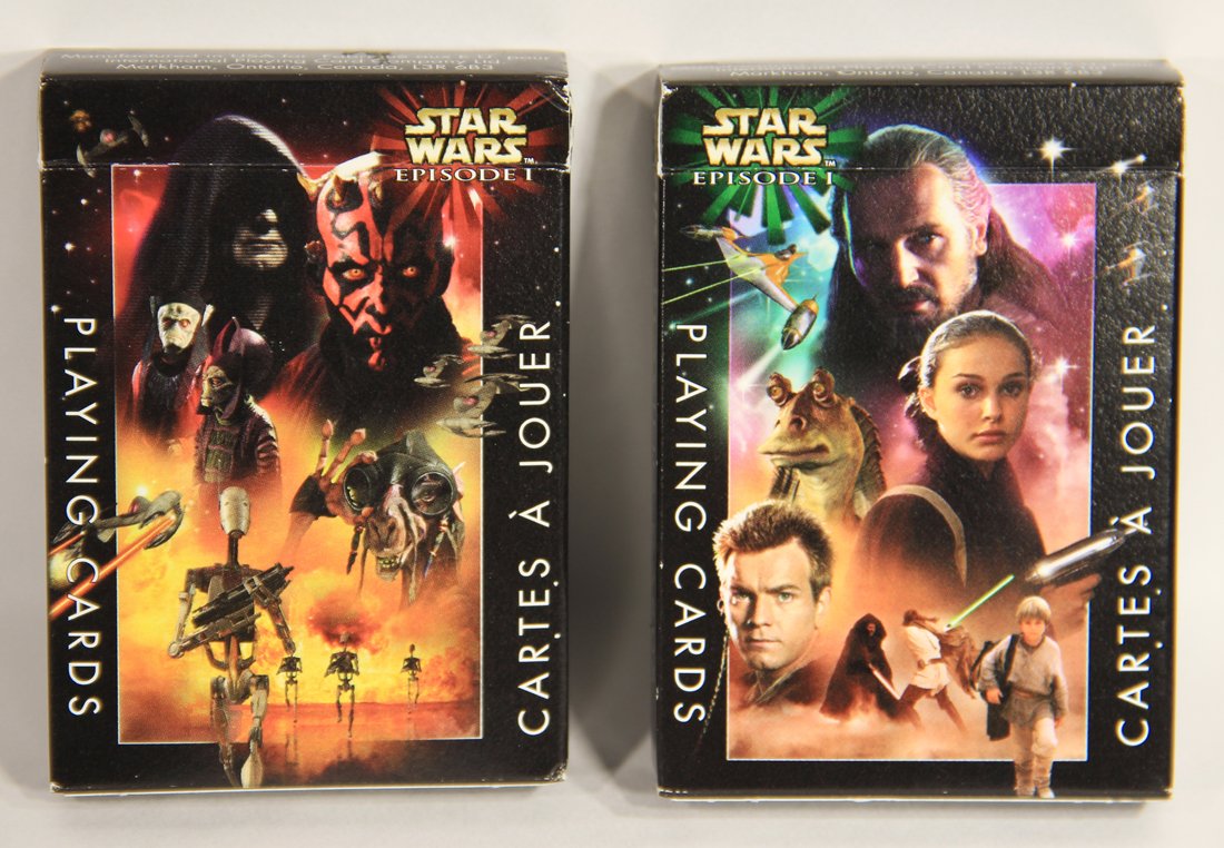 Star Wars Episode 1 Limited Edition TPM 2 Decks Playing Cards In Collector Tin Box Canada L012464
