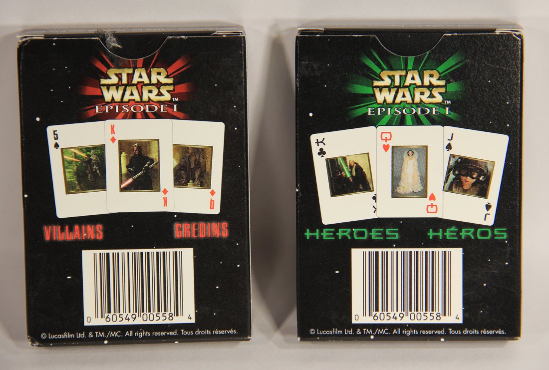 Star Wars Episode 1 Limited Edition TPM 2 Decks Playing Cards In Collector Tin Box Canada L012464