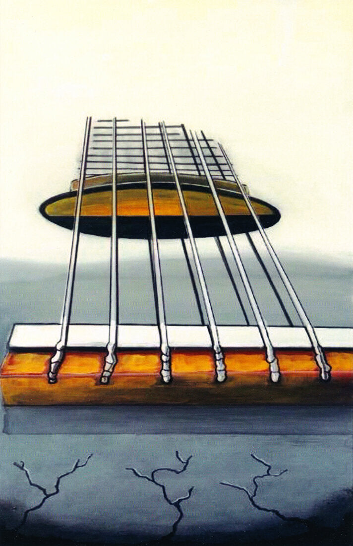 Acoustic Fractures By Artist JOB Art Print Blank Greeting Card Artwork L012498