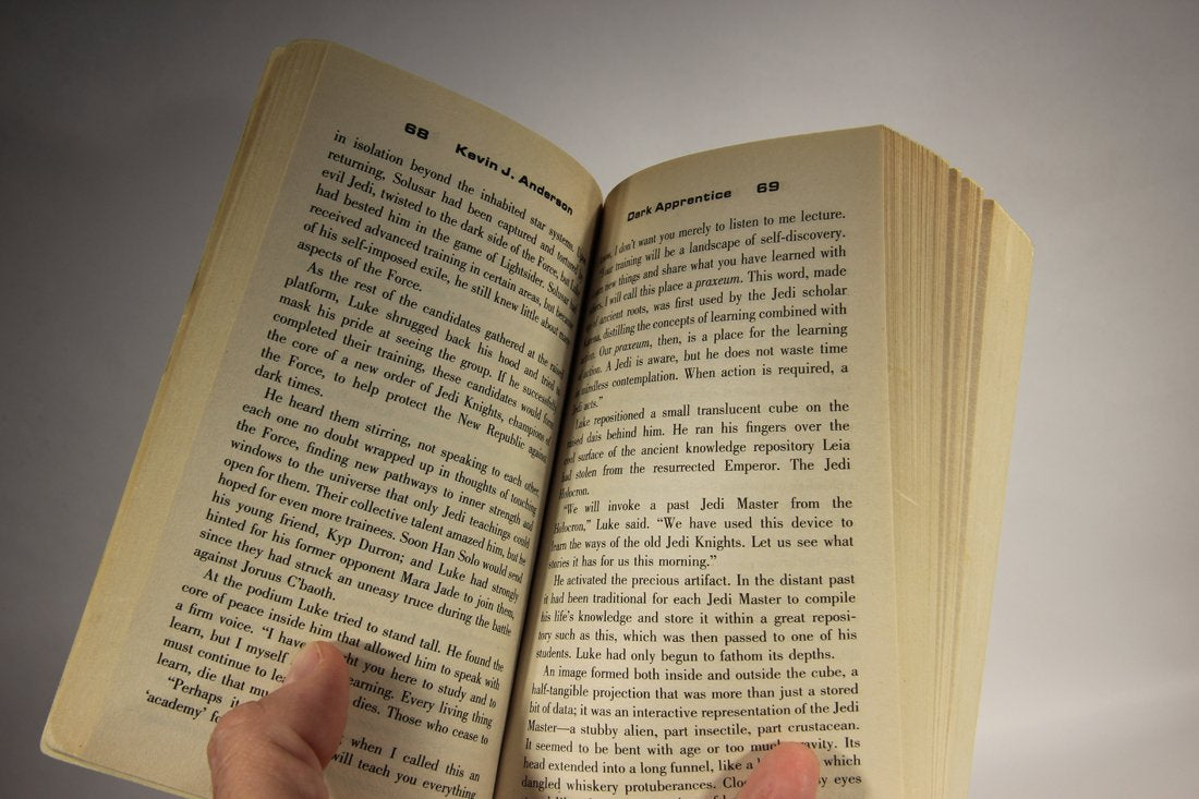 Star Wars Paperback Jedi Academy Trilogy Vol.2 Dark Apprentice By Kevin J. Anderson ENG L012612