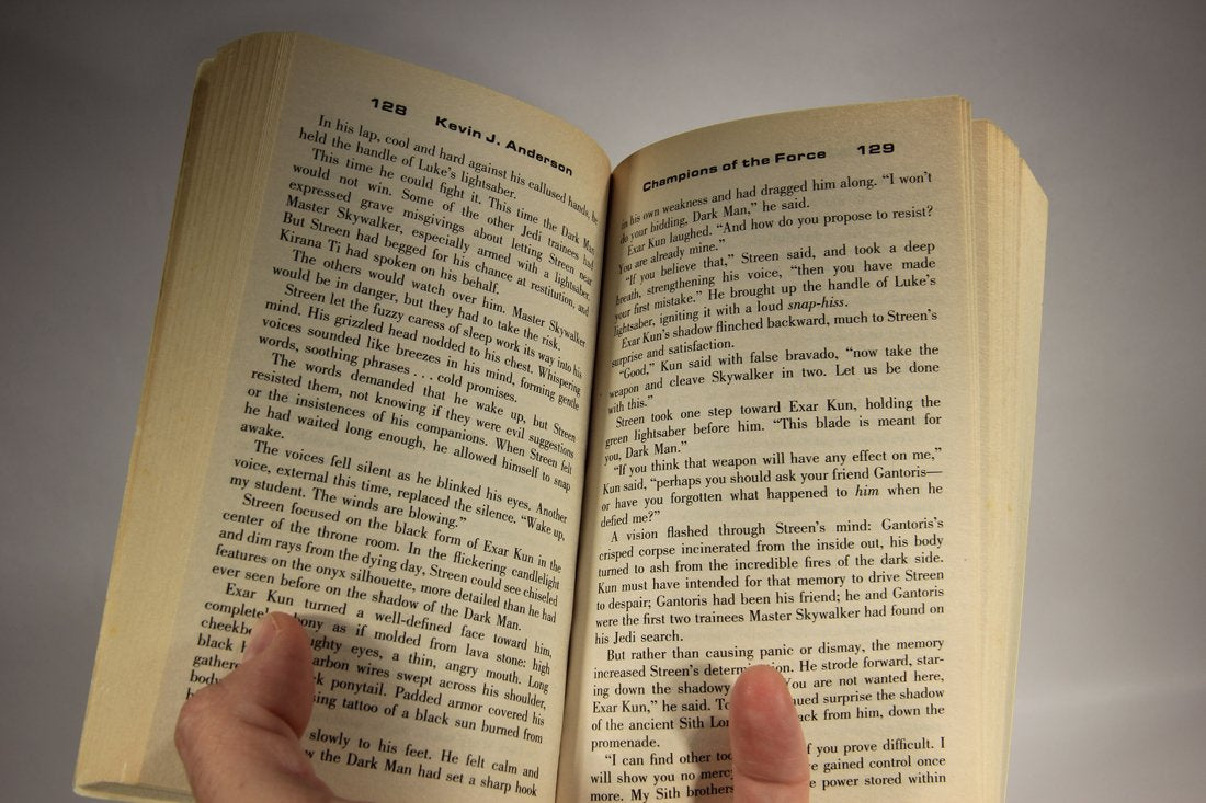 Star Wars Paperback Jedi Academy Trilogy Vol.3 Champions Of Force By Kevin J. Anderson ENG L012613