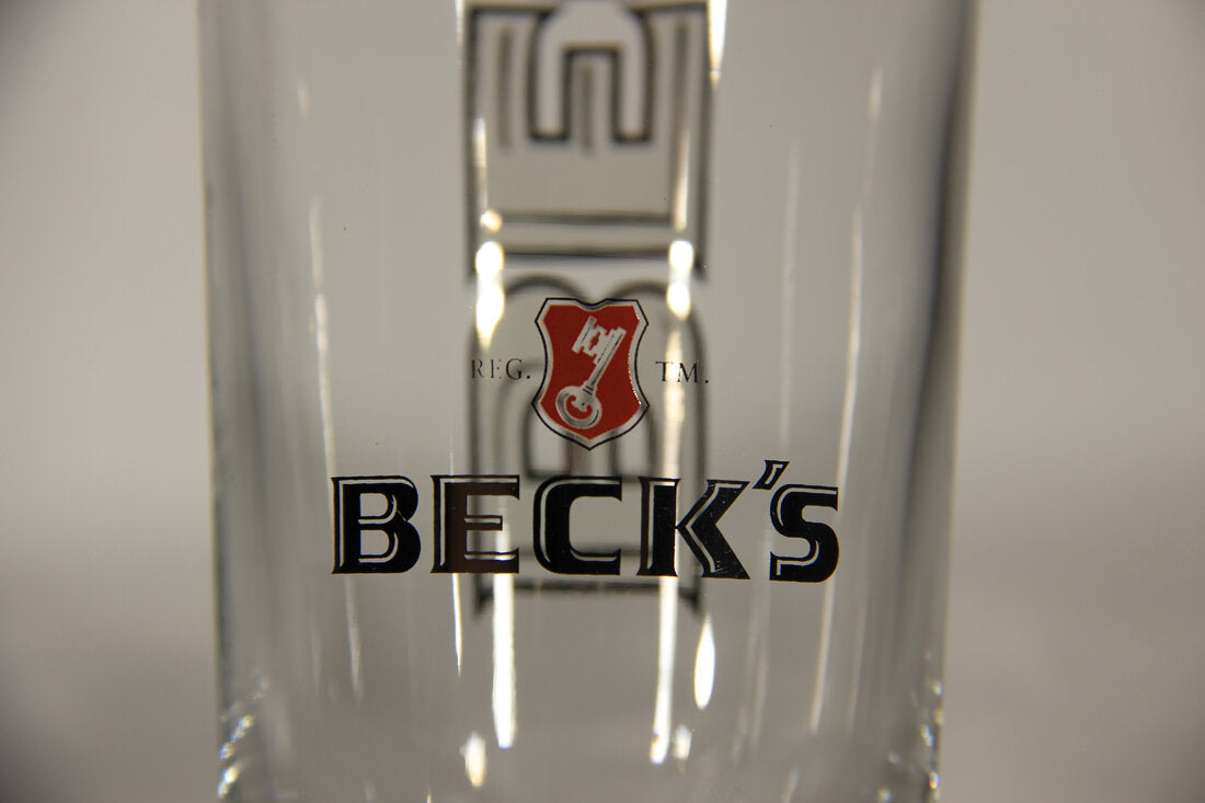 Beck's Beer Glass Germany 0.5L Lager Glass Type L012949