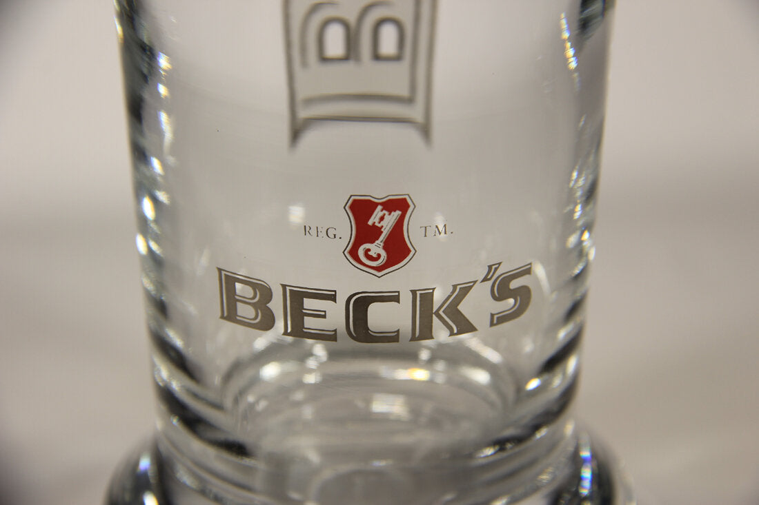 Beck's Beer Glass Germany 0.5L Lager Glass Type L012949