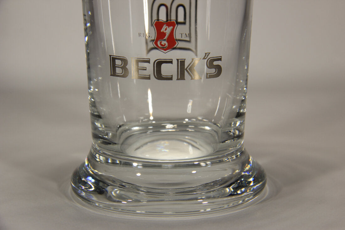 Beck's Beer Glass Germany 0.5L Lager Glass Type L012949