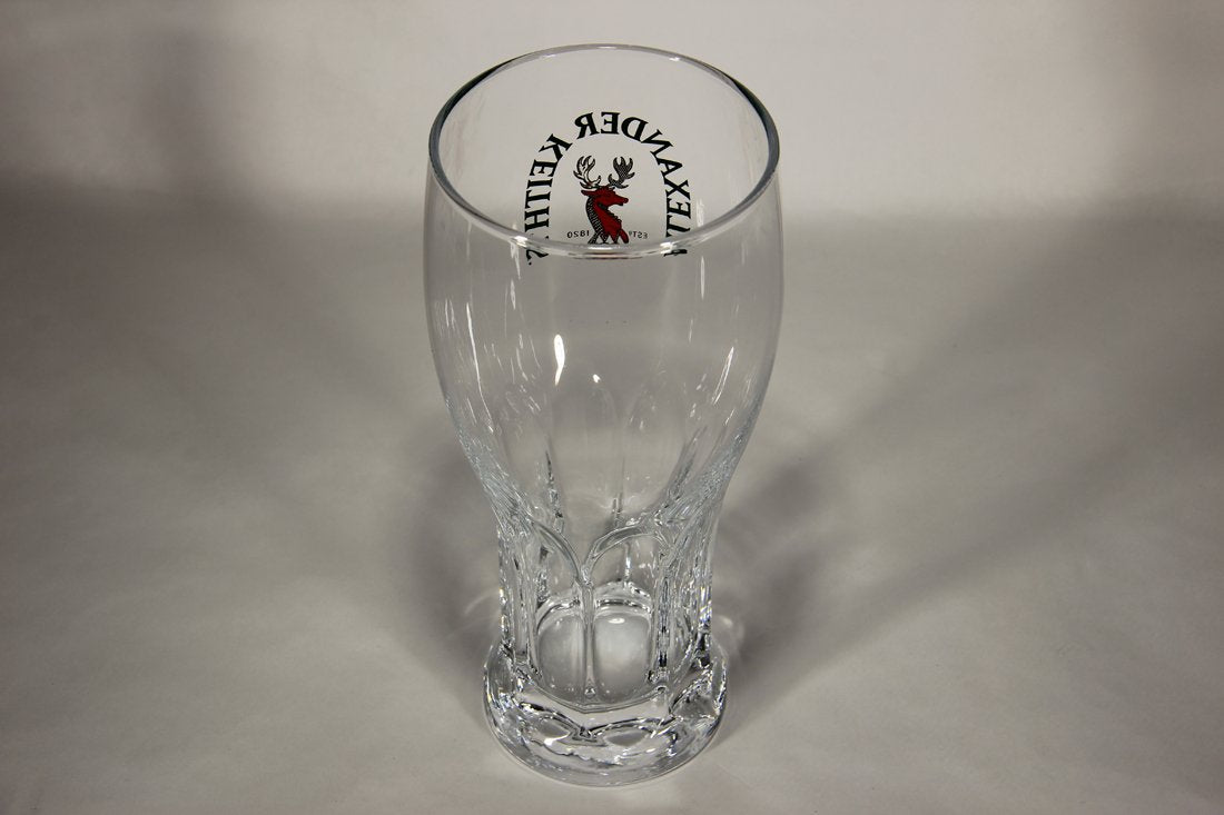 Alexander Keith's India Pale Ale Beer Glass Weizen Glass CAN Nova Scotia Deer Logo L012980