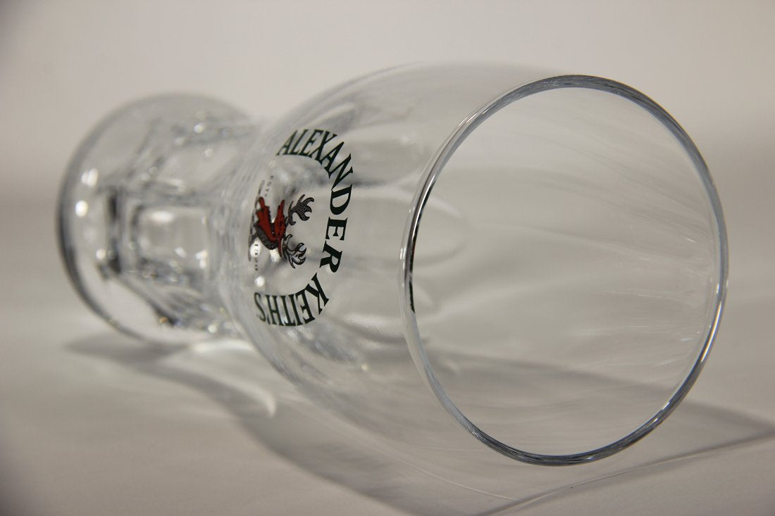 Alexander Keith's India Pale Ale Beer Glass Weizen Glass CAN Nova Scotia Deer Logo L012980