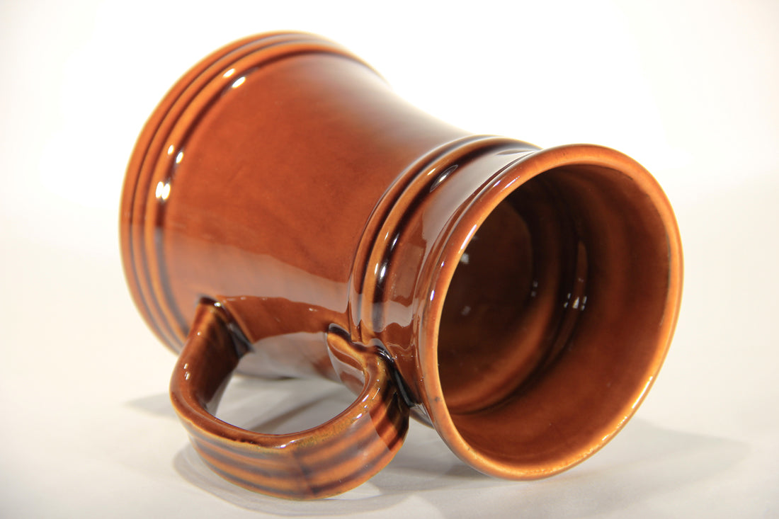 Alexander Keith's Dark Brown Ceramic Beer Mug Canada Nova Scotia L012983