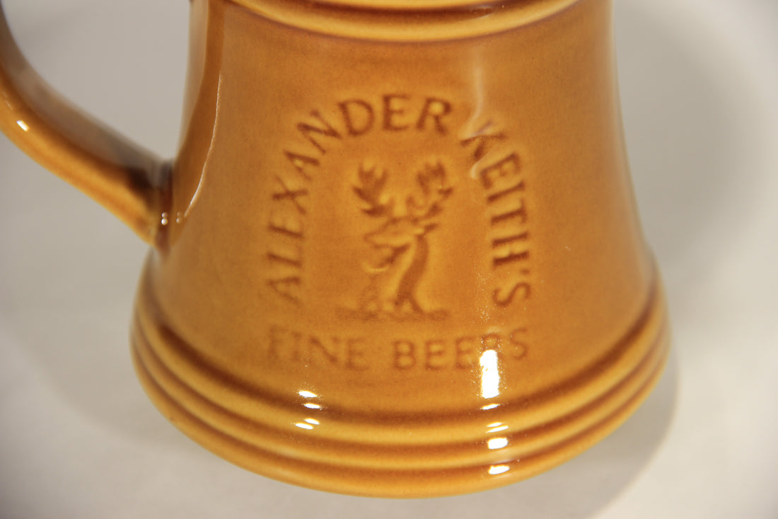 Alexander Keith's Pale Brown Ceramic Beer Mug Canada Nova Scotia L012984