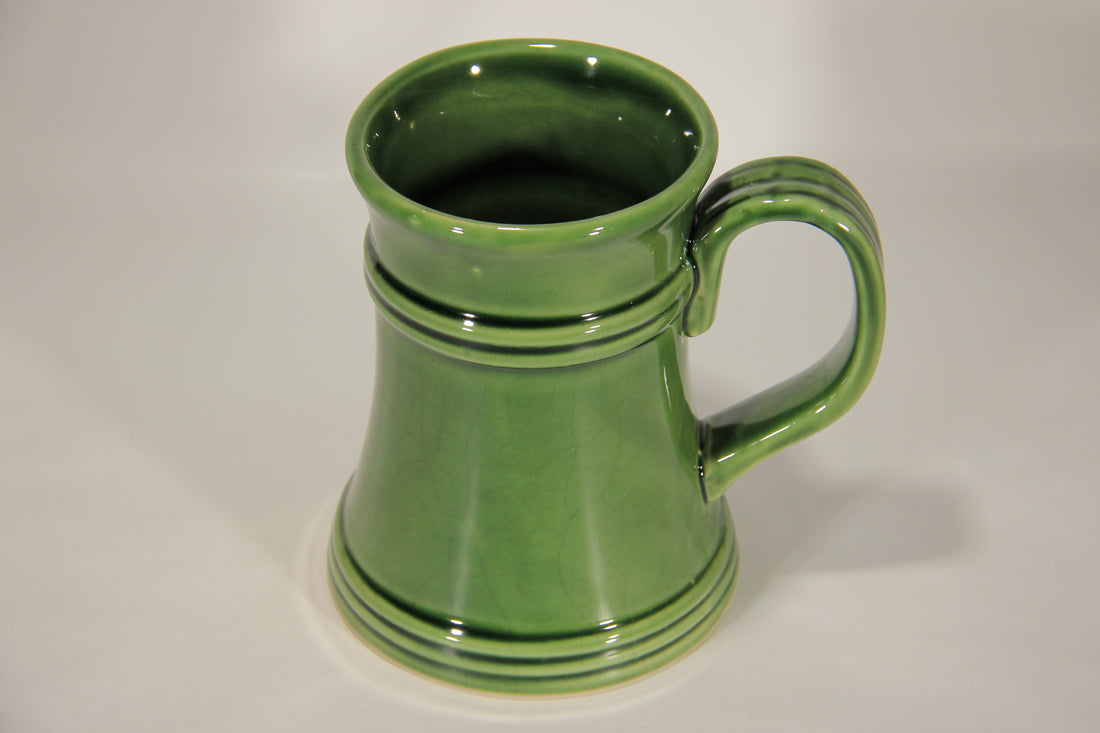 Alexander Keith's Green Ceramic Beer Mug Canada Nova Scotia L012985