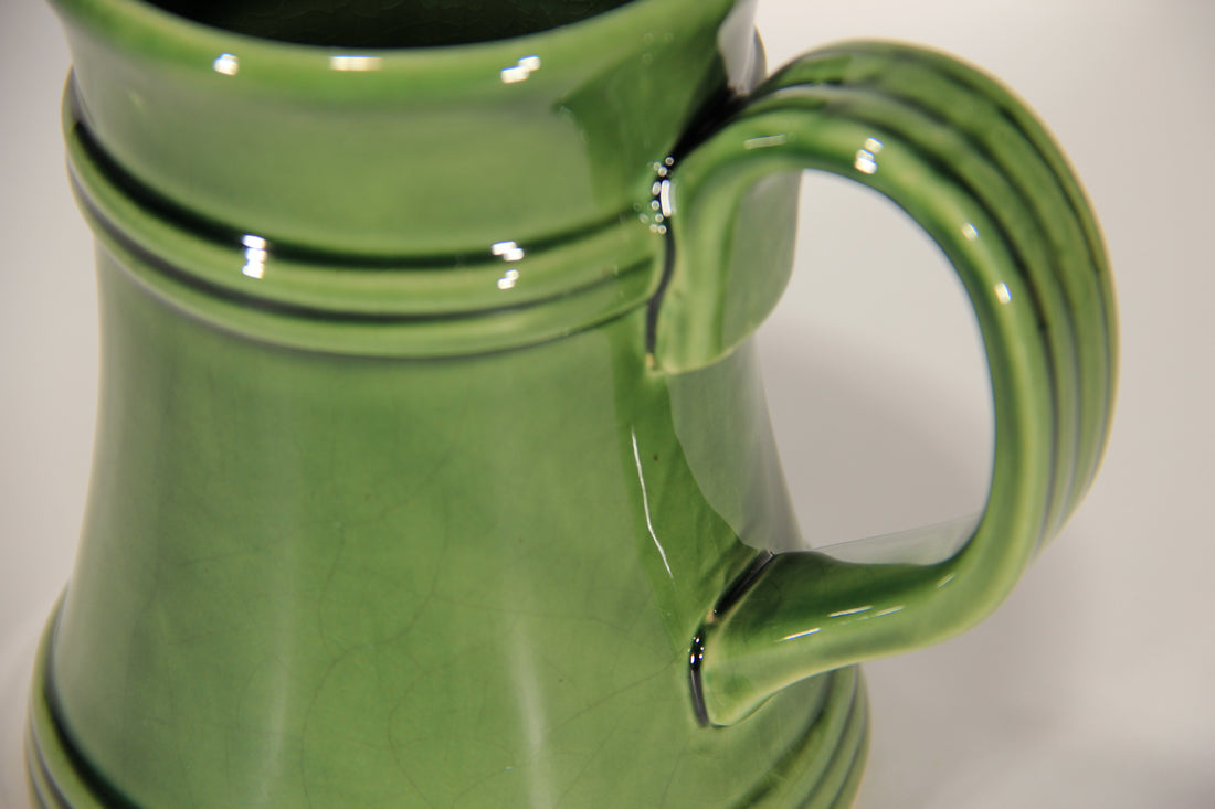 Alexander Keith's Green Ceramic Beer Mug Canada Nova Scotia L012985