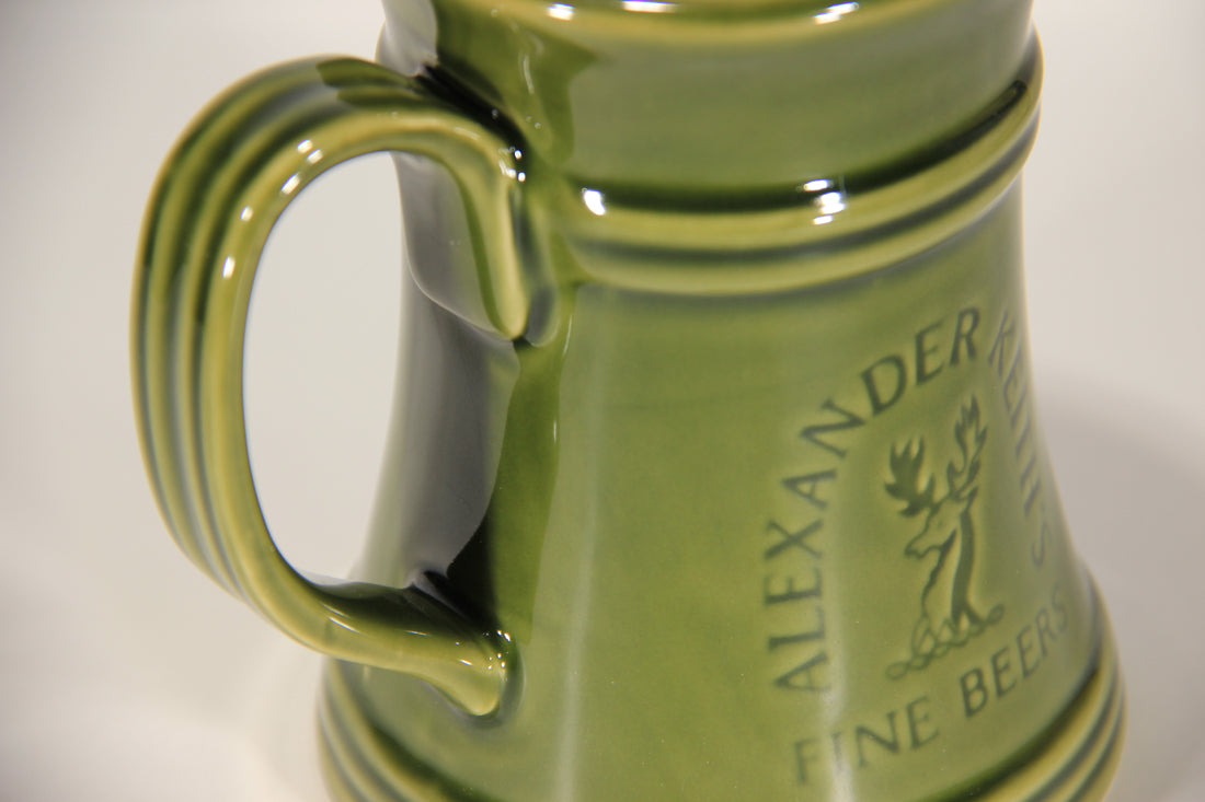 Alexander Keith's Green Army Ceramic Beer Mug Canada Nova Scotia L012987
