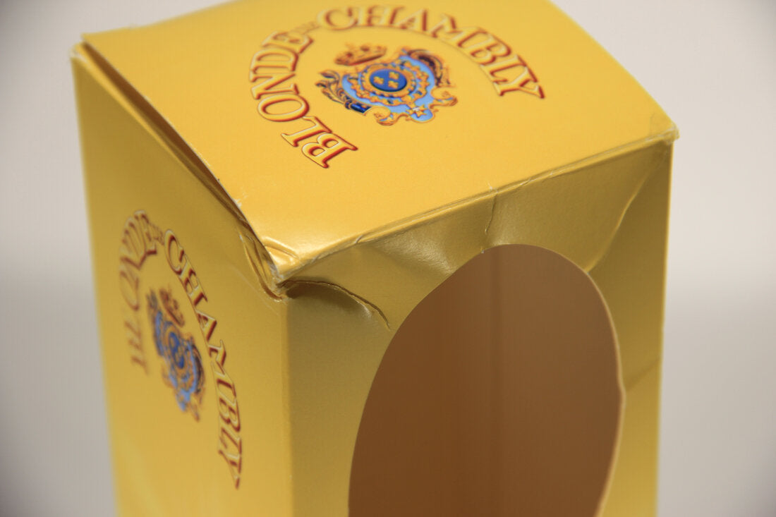 Blonde De Chambly Unibroue Beer Glass Boxed Canada Quebec French L012996