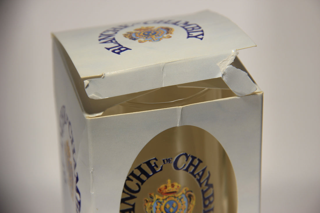 Blanche De Chambly Unibroue Beer Glass Boxed Canada Quebec French L012997