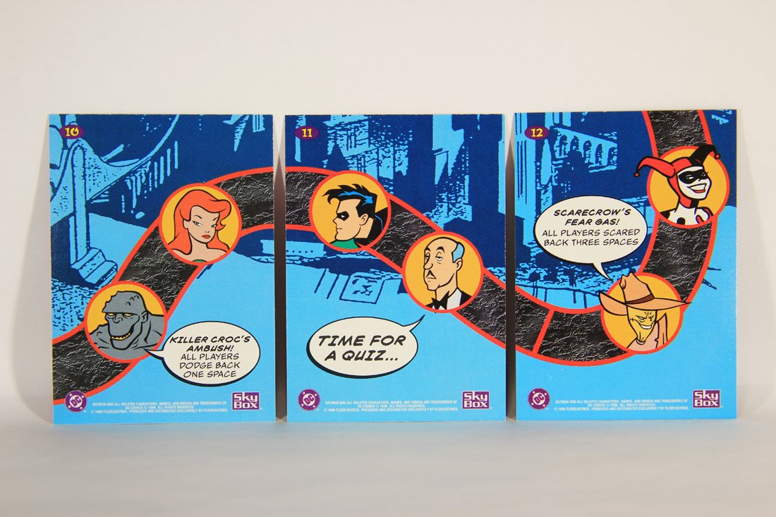 The Adventures Of Batman And Robin 1996 Trading Cards #1 to 12 ENG L013063