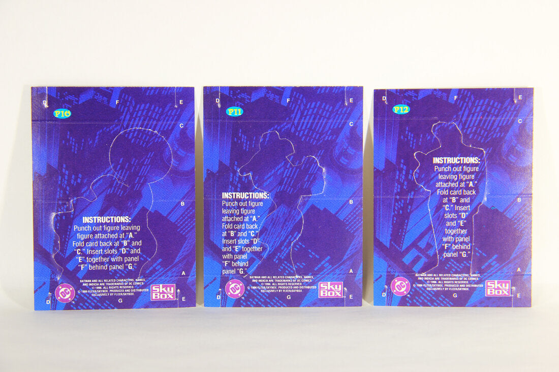 The Adventures Of Batman And Robin 1996 Pop-Up Cards #P1 to P12 ENG L013066