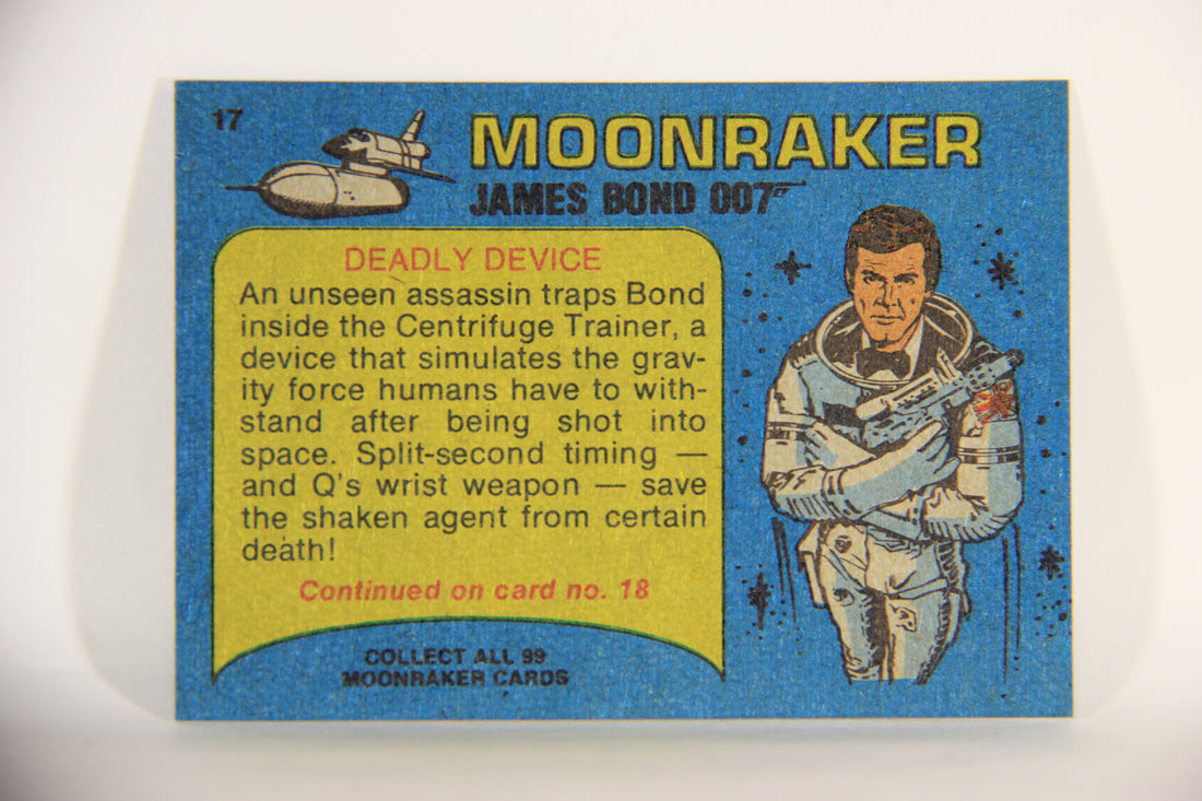 Moonraker James Bond 1979 Trading Card #17 Deadly Device L013083