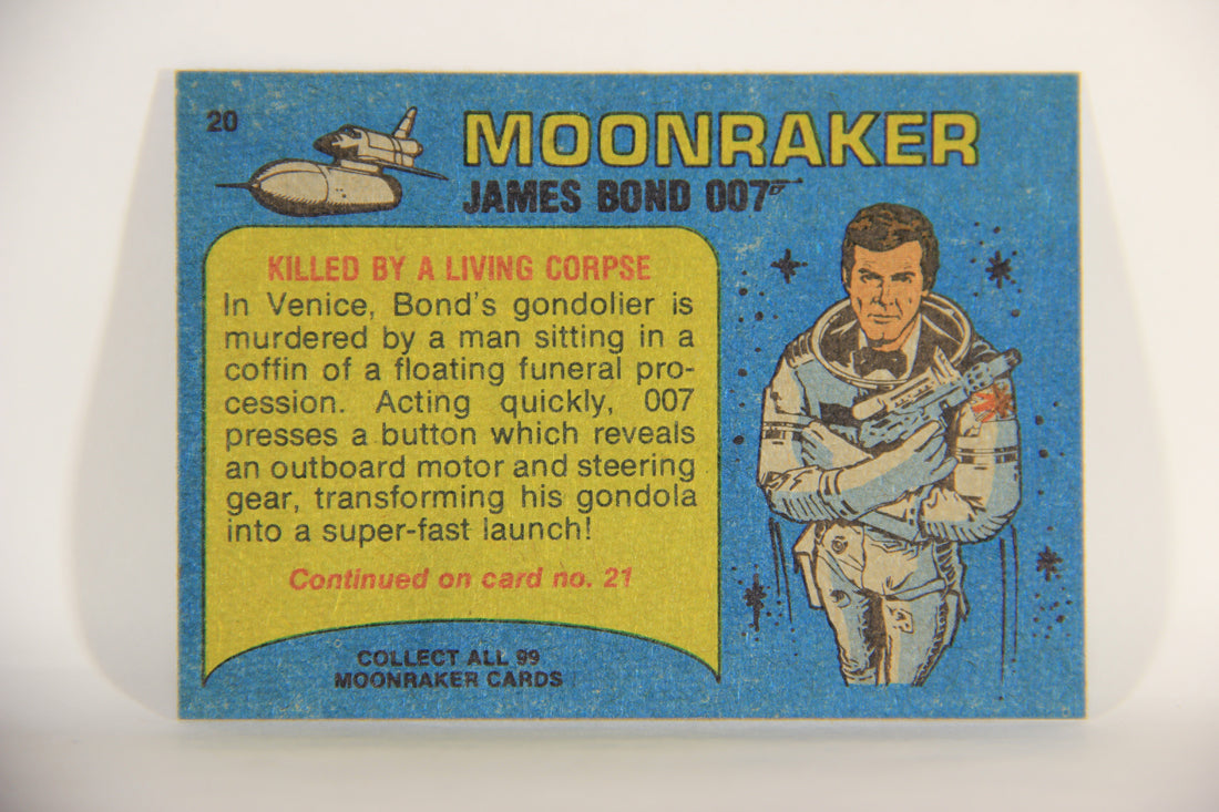 Moonraker James Bond 1979 Trading Card #20 Killed By A Living Corpse L013086