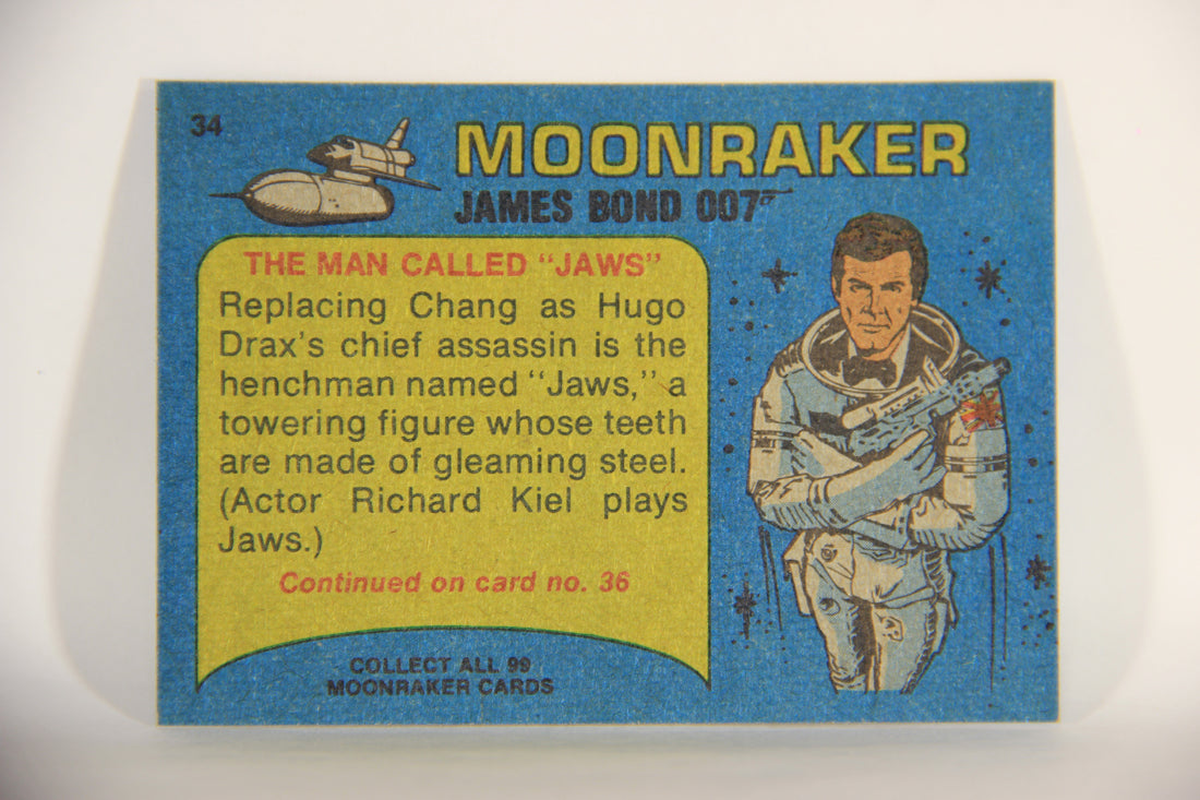 Moonraker James Bond 1979 Trading Card #34 The Man Called Jaws L013100