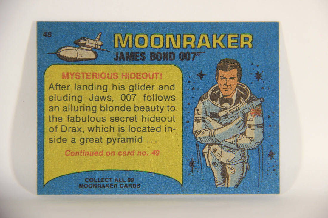 Moonraker James Bond 1979 Trading Card #48 Mysterious Hideout L013114