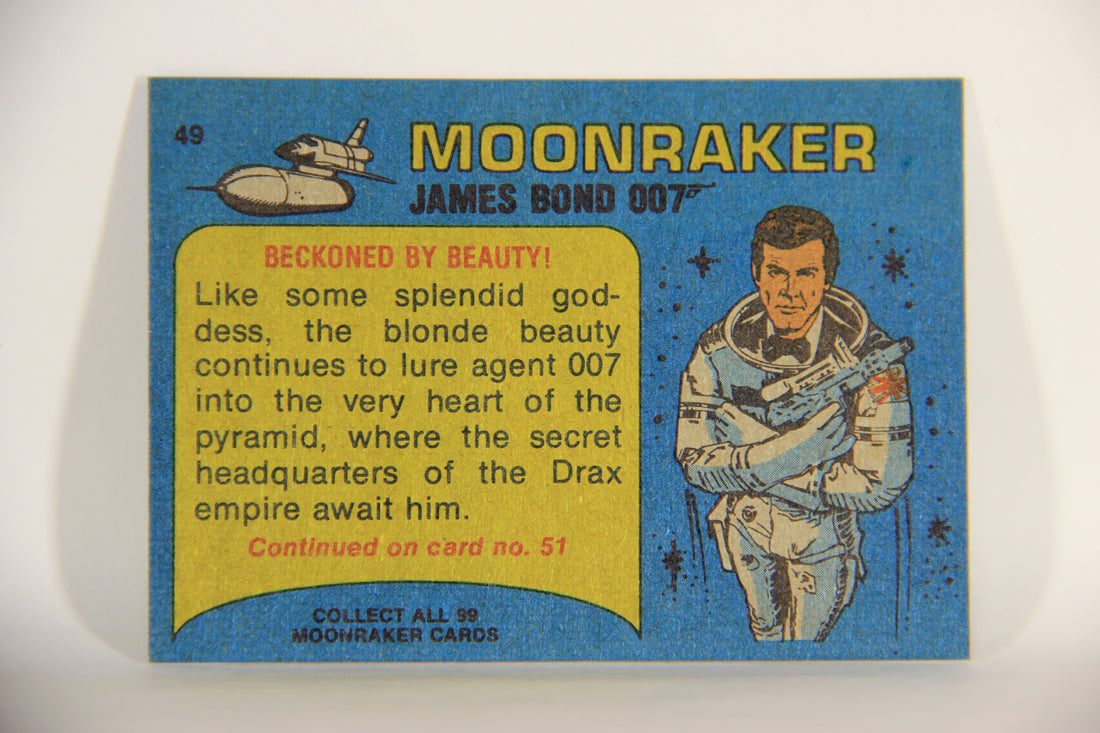 Moonraker James Bond 1979 Trading Card #49 Beckoned By Beauty L013115