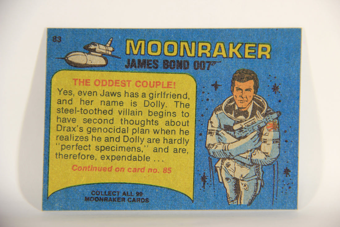 Moonraker James Bond 1979 Trading Card #83 The Oddest Couple L013149