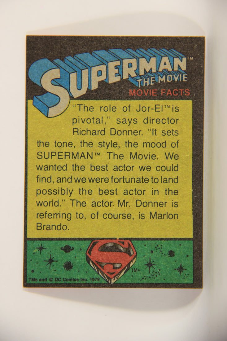 Superman The Movie 1978 Trading Card #111 Spotting The Man Of Steel L013199