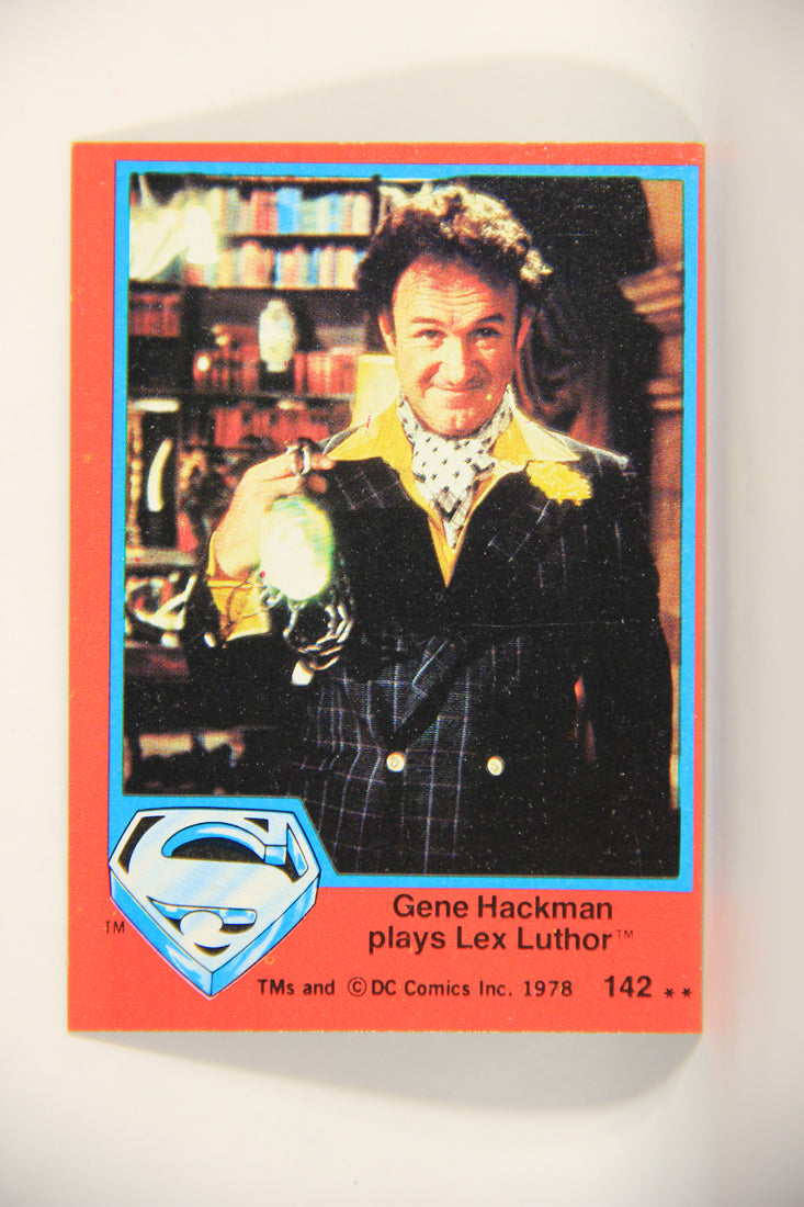 Superman The Movie 1978 Trading Card #142 Gene Hackman Plays Lex Luthor L013230