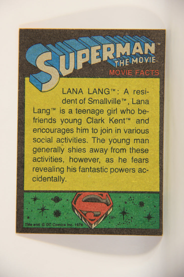 Superman The Movie 1978 Card #145 The Farm Of Jonathan Kent In Smallville L013233