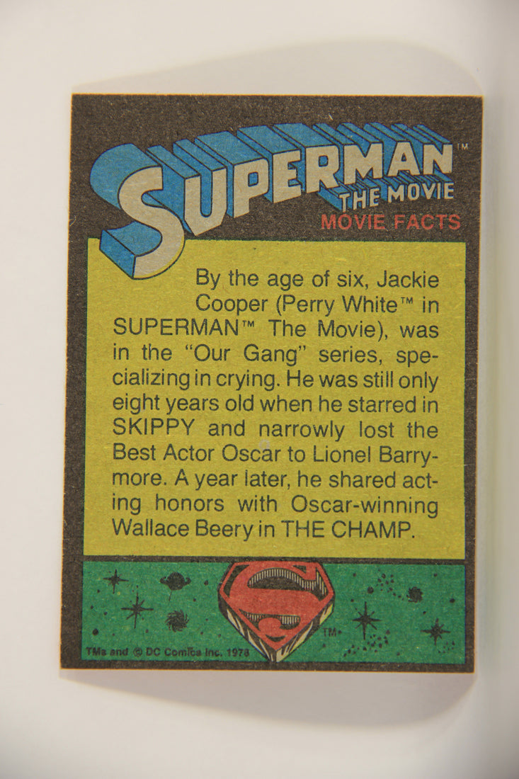 Superman The Movie 1978 Card #147 Young Clark Kent And The Mysterious Crystal L013235