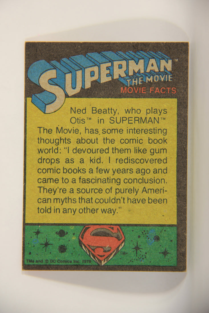 Superman The Movie 1978 Trading Card #164 The Objective Of Lex Luthor L013252