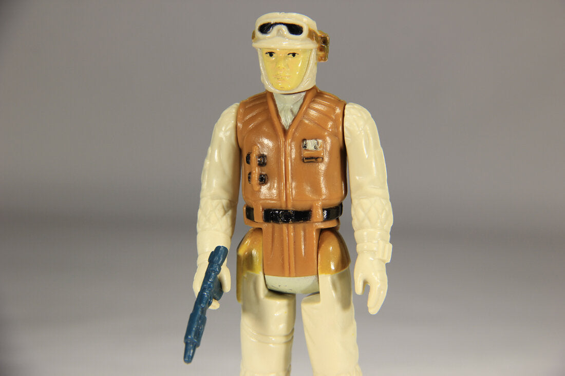 Star Wars Rebel Soldier 1980 ESB Figure Pale Face Hong Kong COO II-1b Unitoy L013355