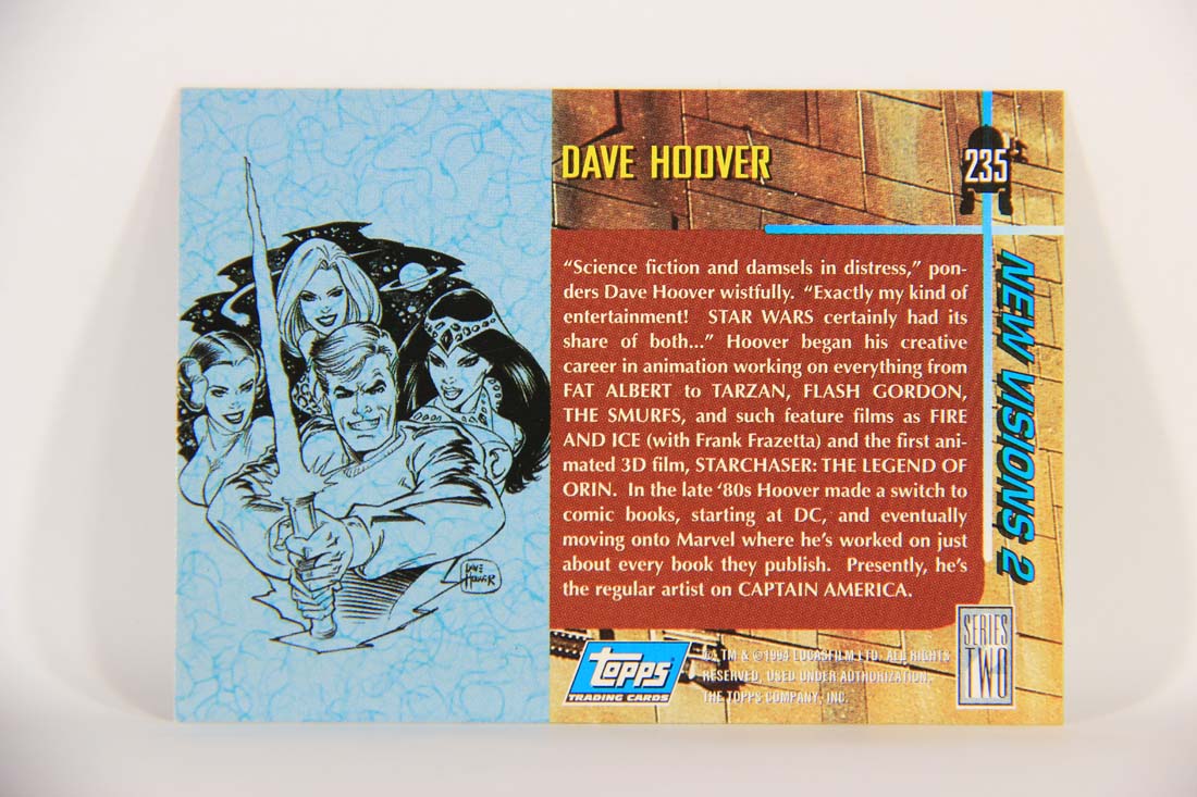 Star Wars Galaxy 1994 Topps Card #235 Tatooine Skiff Battle Artwork ENG L013535