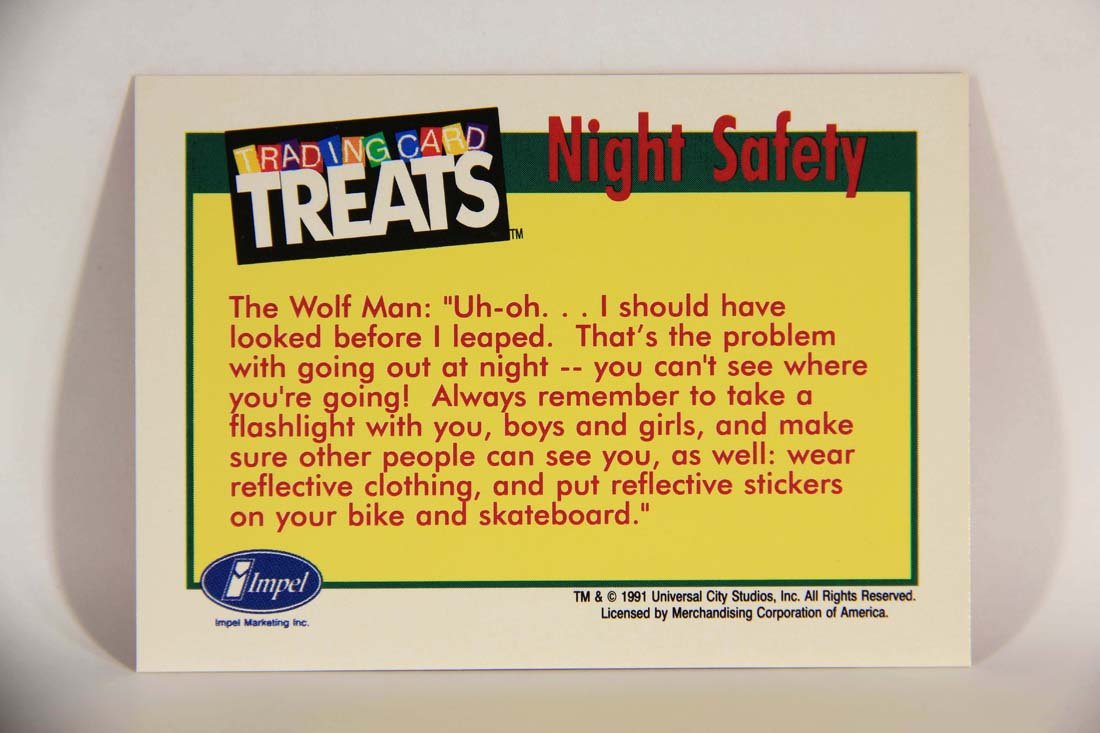 The Wolf Man Universal Monsters 1991 Vintage Treats Impel Trading Card ENG Artwork L013839