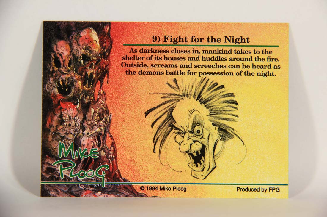 Mike Ploog 1994 Artwork Trading Card #9 Fight For The Night L014046