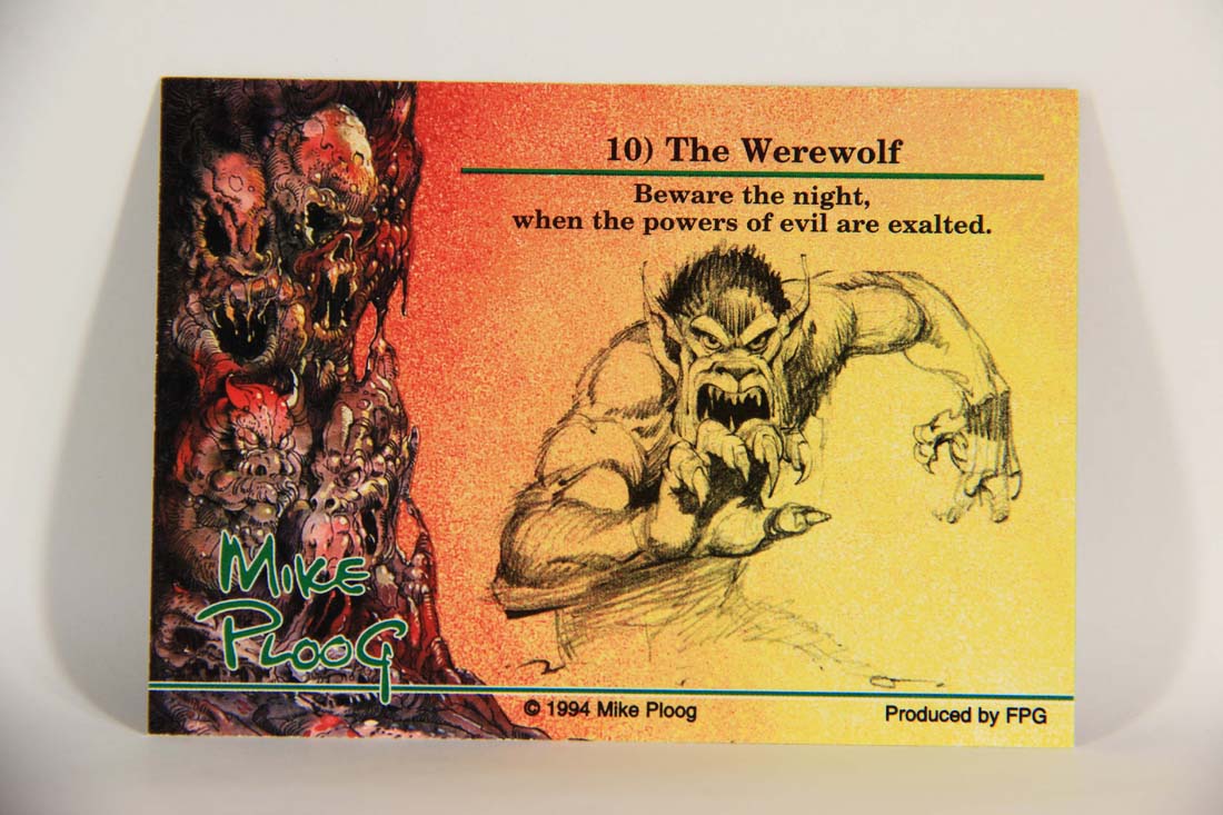 Mike Ploog 1994 Artwork Trading Card #10 The Werewolf L014047