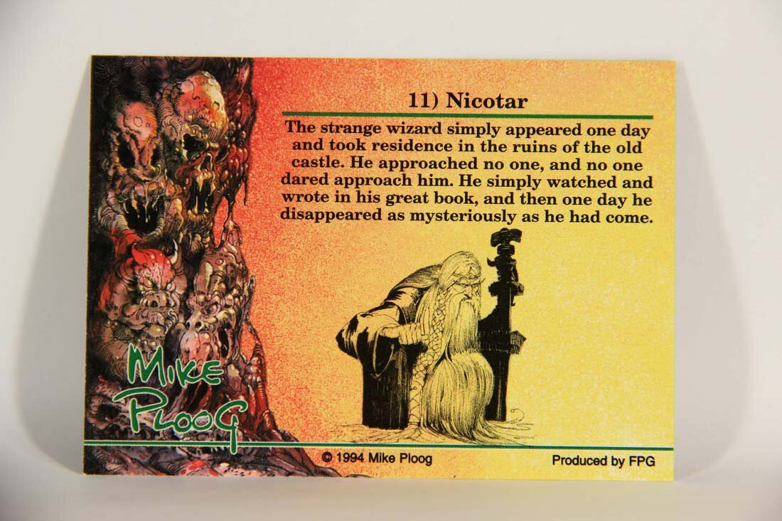 Mike Ploog 1994 Artwork Trading Card #11 Nicotar L014048