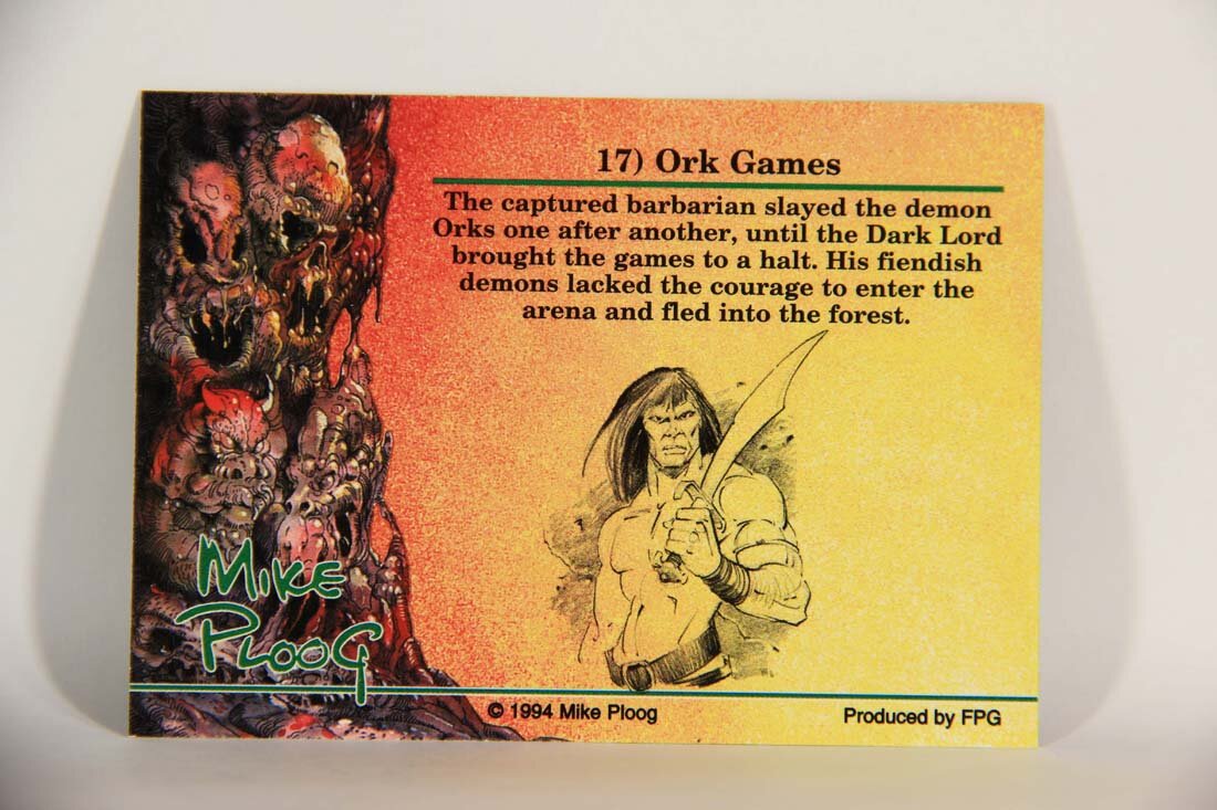 Mike Ploog 1994 Artwork Trading Card #17 Ork Games L014054