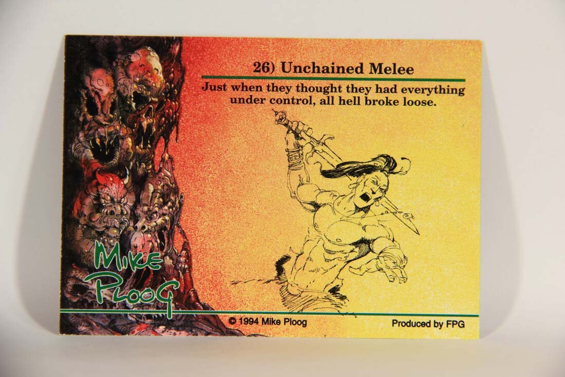 Mike Ploog 1994 Artwork Trading Card #26 Unchained Melee L014063