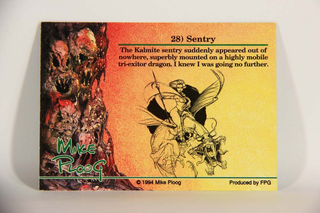 Mike Ploog 1994 Artwork Trading Card #28 Sentry L014065