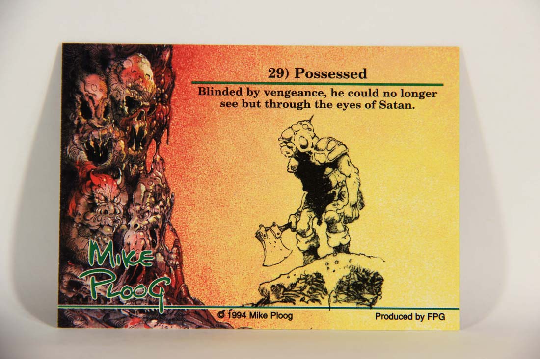 Mike Ploog 1994 Artwork Trading Card #29 Possessed L014066