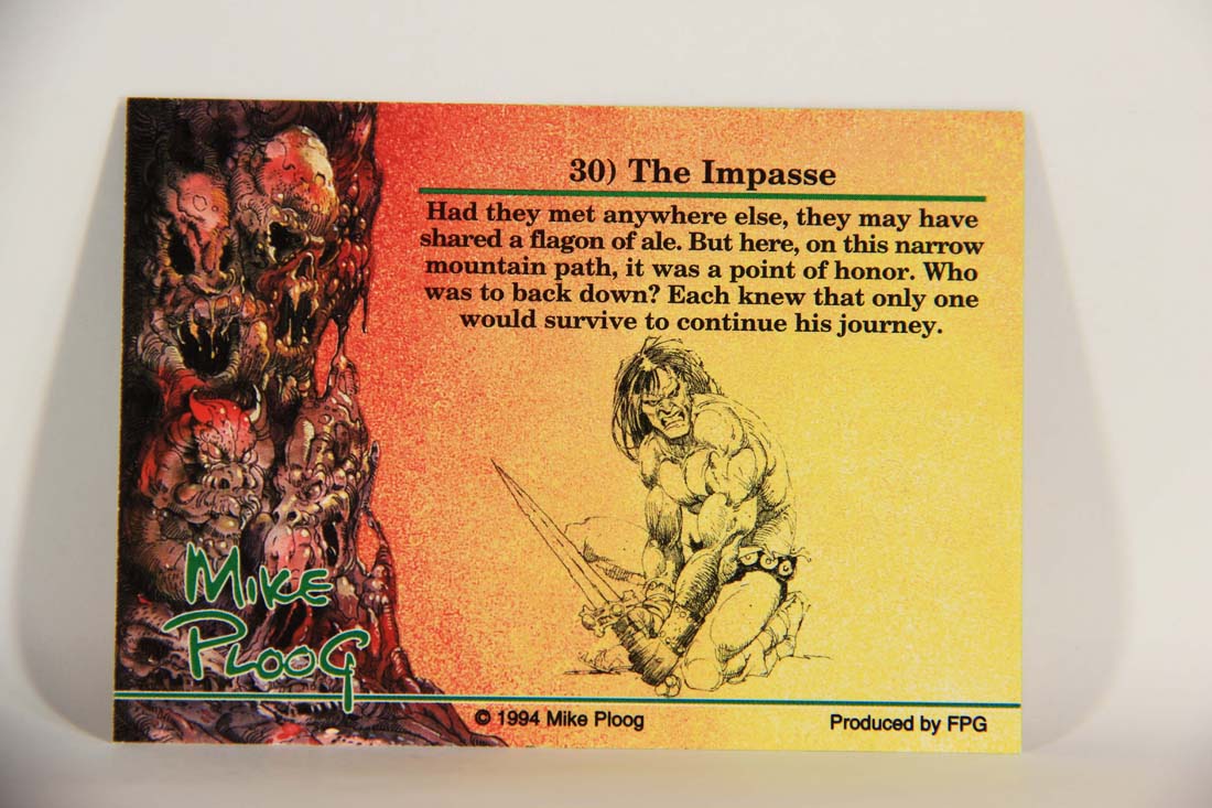 Mike Ploog 1994 Artwork Trading Card #30 The Impasse L014067
