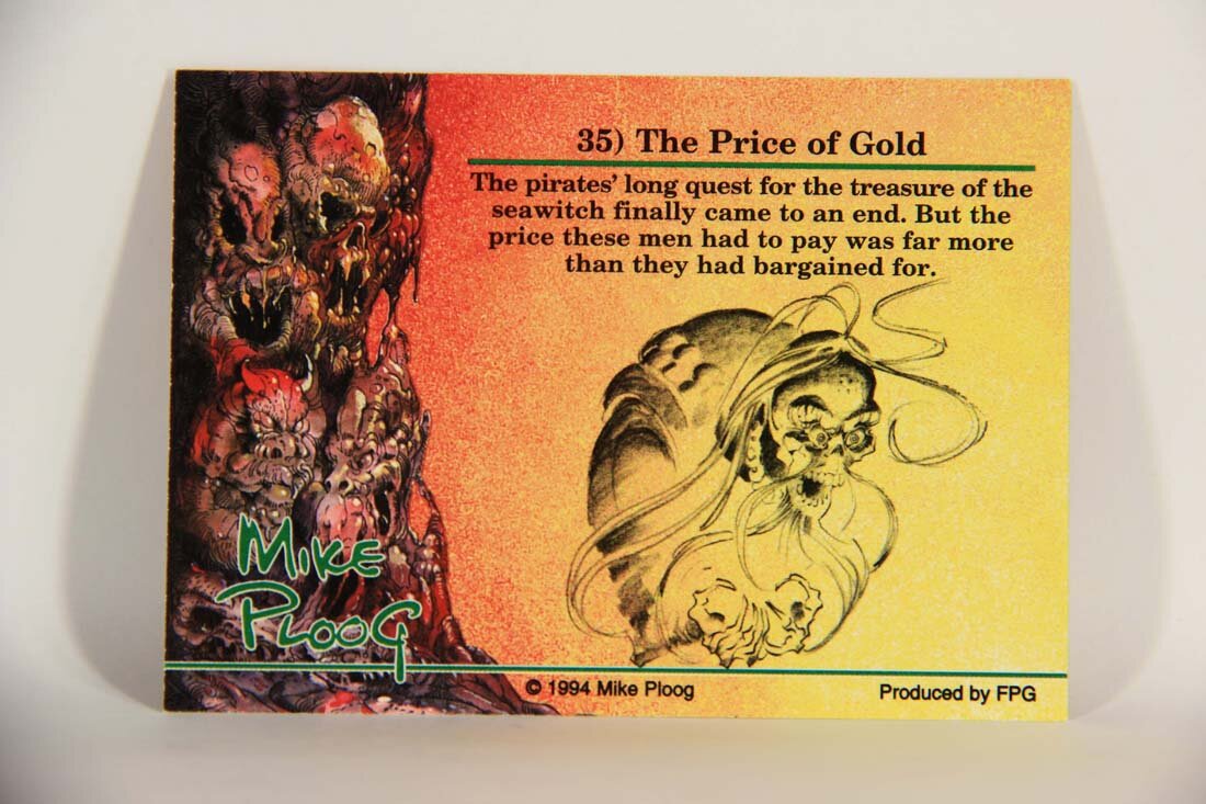 Mike Ploog 1994 Artwork Trading Card #35 The Price Of Gold L014072