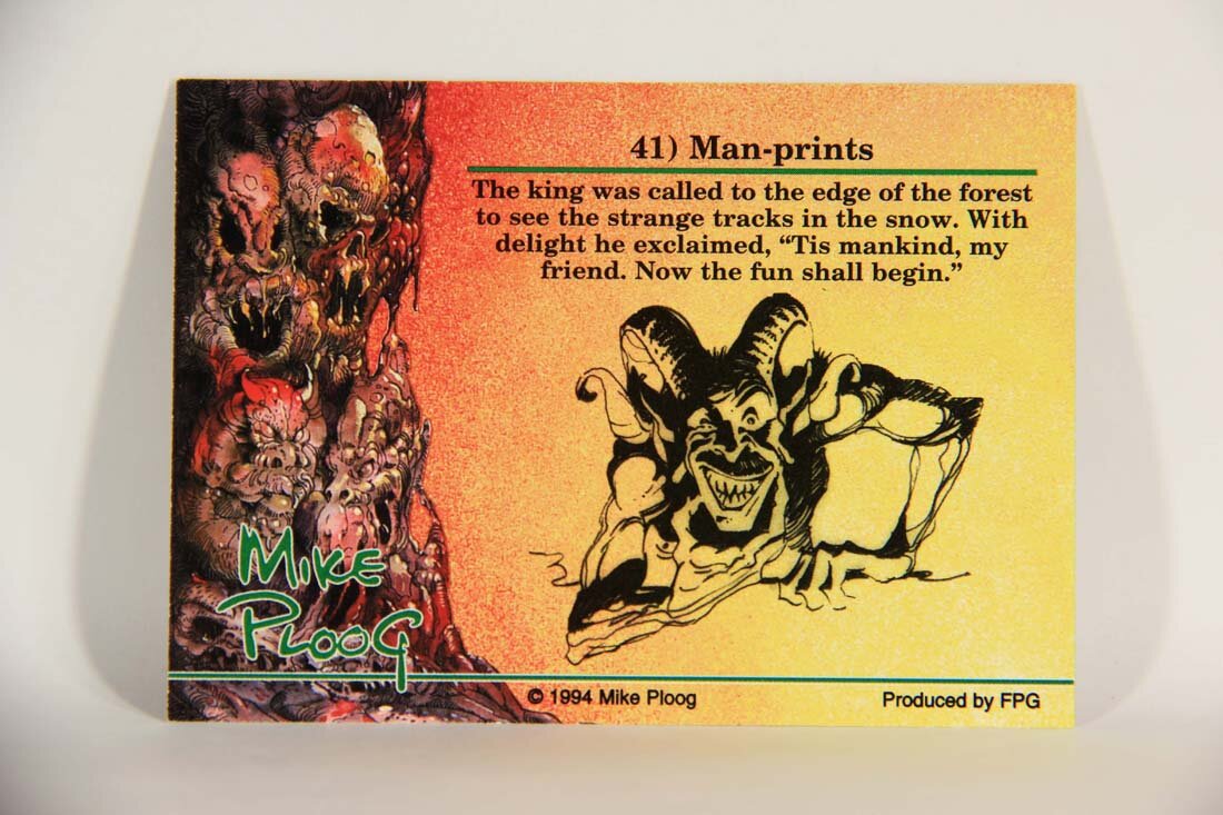 Mike Ploog 1994 Artwork Trading Card #41 Man-Prints L014078