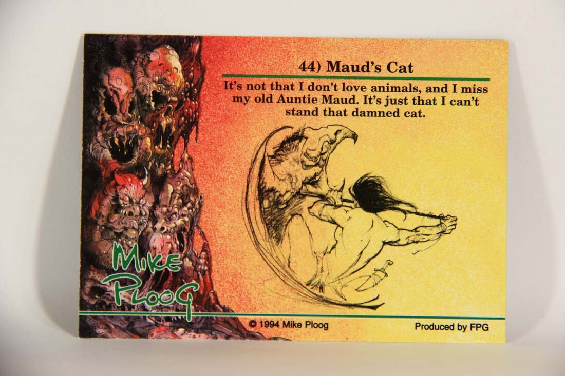 Mike Ploog 1994 Artwork Trading Card #44 Maud's Cat L014081