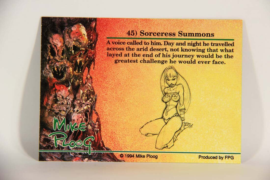 Mike Ploog 1994 Artwork Trading Card #45 Sorceress Summons L014082