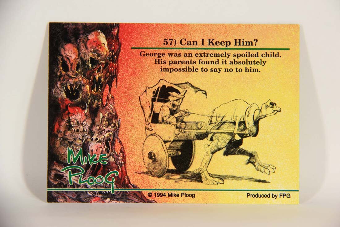 Mike Ploog 1994 Artwork Trading Card #57 Can I Keep Him L014094