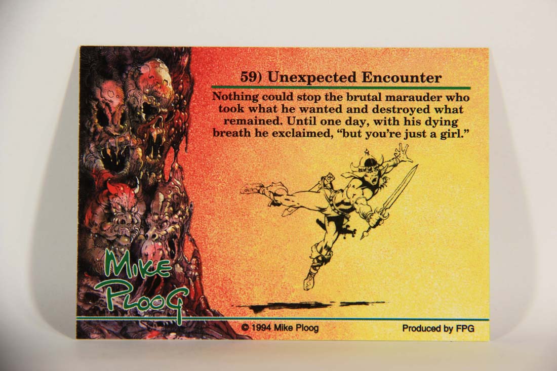 Mike Ploog 1994 Artwork Trading Card #59 Unexpected Encounter L014096